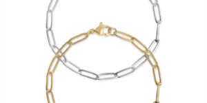 Stainless Steel Paperclip Chain Bracelet