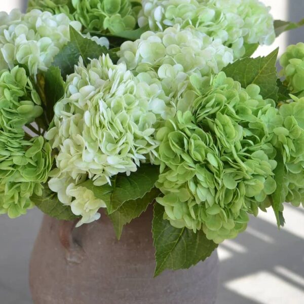 18 inch  Realistic Real Touch Artificial Hydrangea Stem