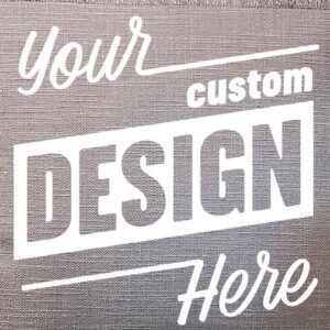 Custom Design / Natural or Grey Pillow Cover